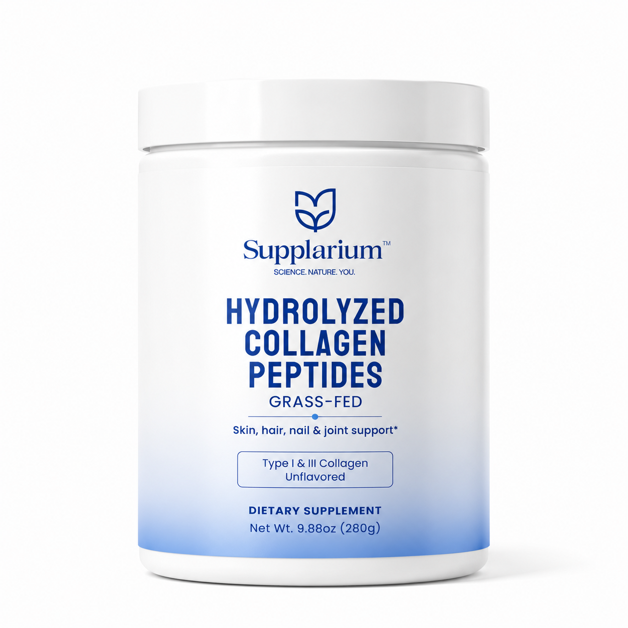 Grass-Fed Hydrolyzed Collagen Peptides | Skin, Joint & Collagen Support - Supplarium