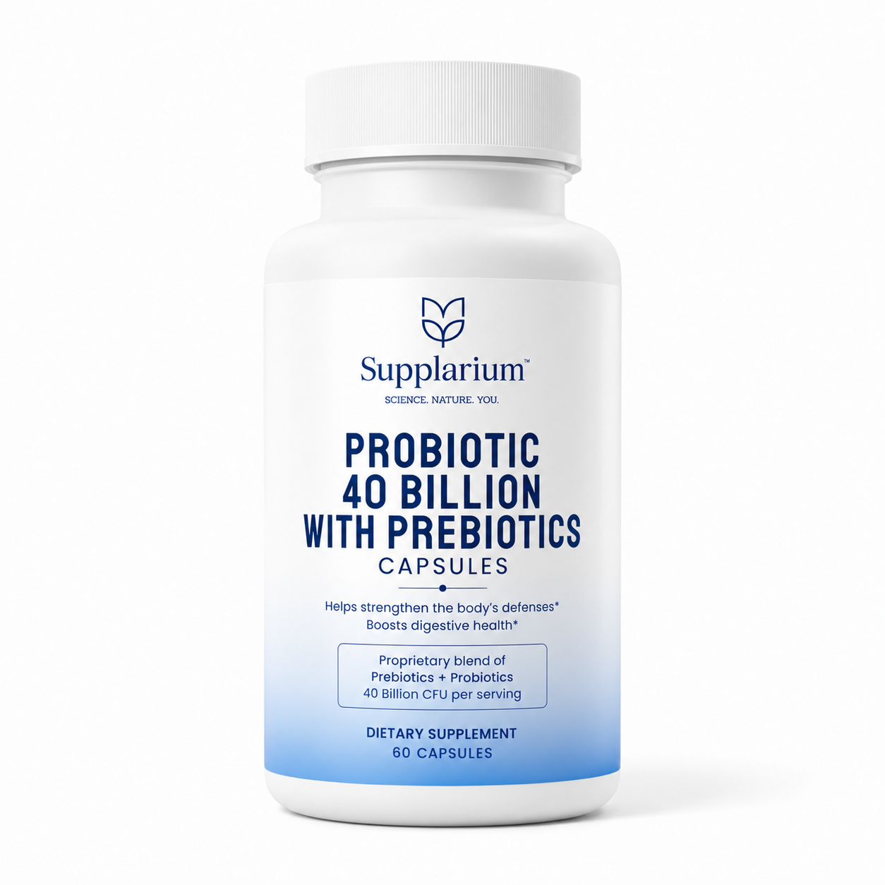 Probiotic 40 Billion with Prebiotics | Gut Health & Microbiome Support - Supplarium